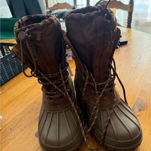 Hunter Brown Lace Up Boots